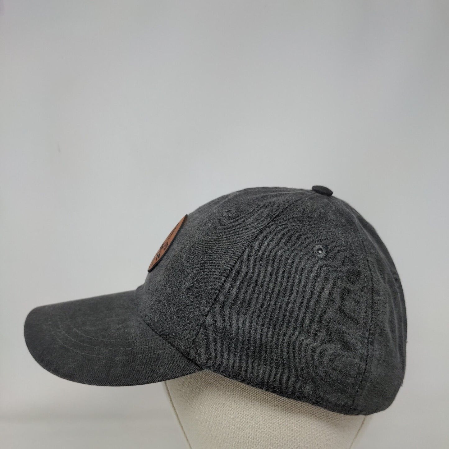 1976 Camp Horizon Slideback Hat Gray One Size Adjustable Patch 6 Panel Adams