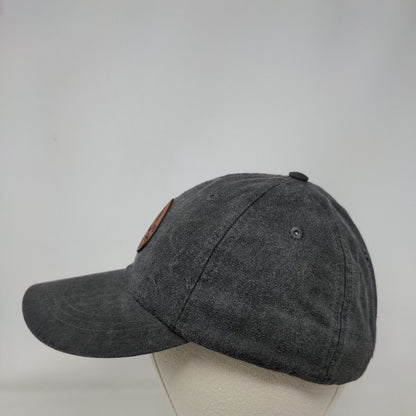 1976 Camp Horizon Slideback Hat Gray One Size Adjustable Patch 6 Panel Adams