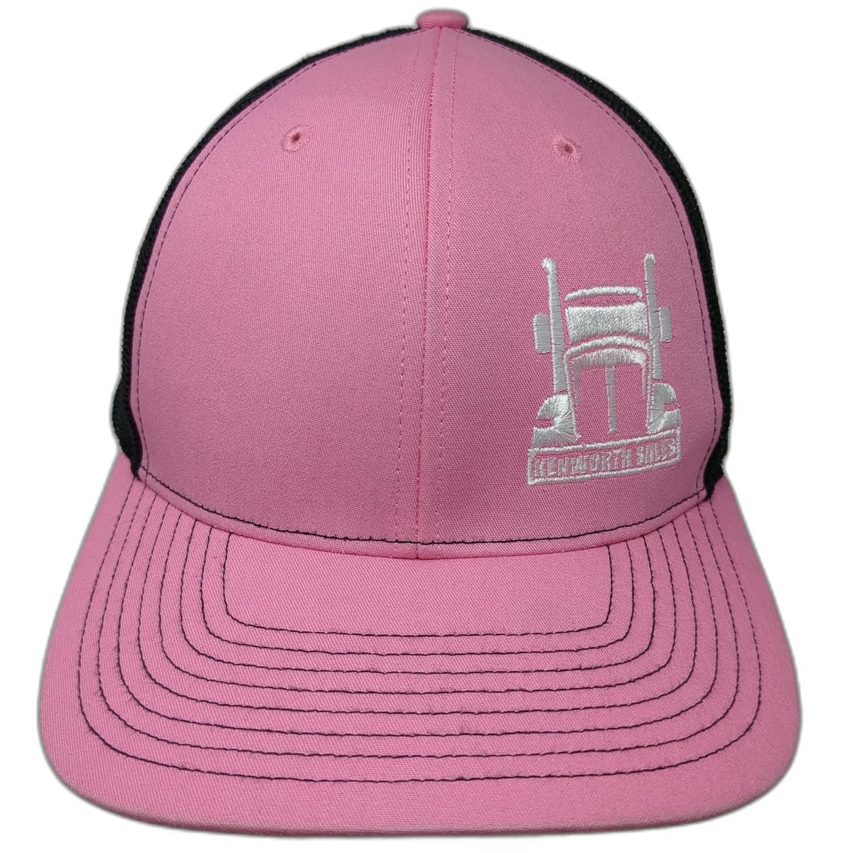 Richardson 112 Trucker Hat Pink Black Kenworth Sales Truck One Size Snapback