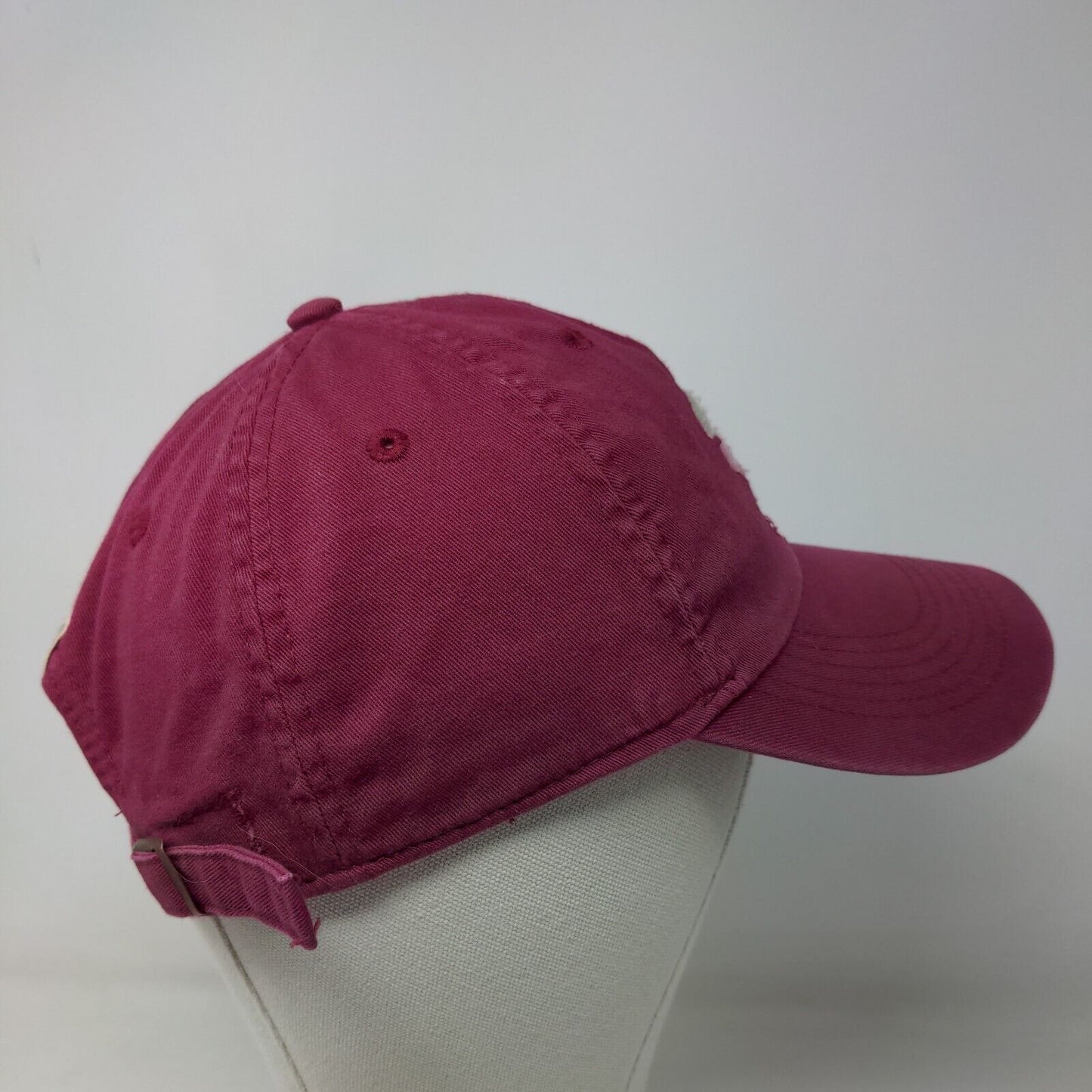 Life is Good Women's Slideback Hat Red Adjustable Embroidered Logo 100% Cotton