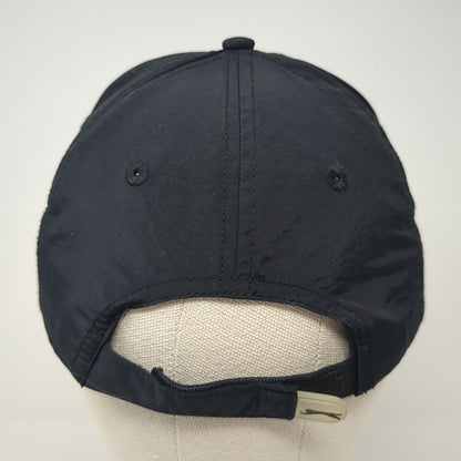 Slazenger Golf Strapback Hat Black One Size Adjustable 6 Panel Blank
