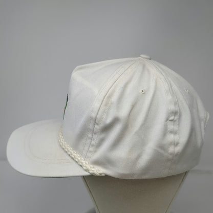 La Mode Du Golf 5 Panel White Hat One Size Rope Green Underbrim Hillcrest Club