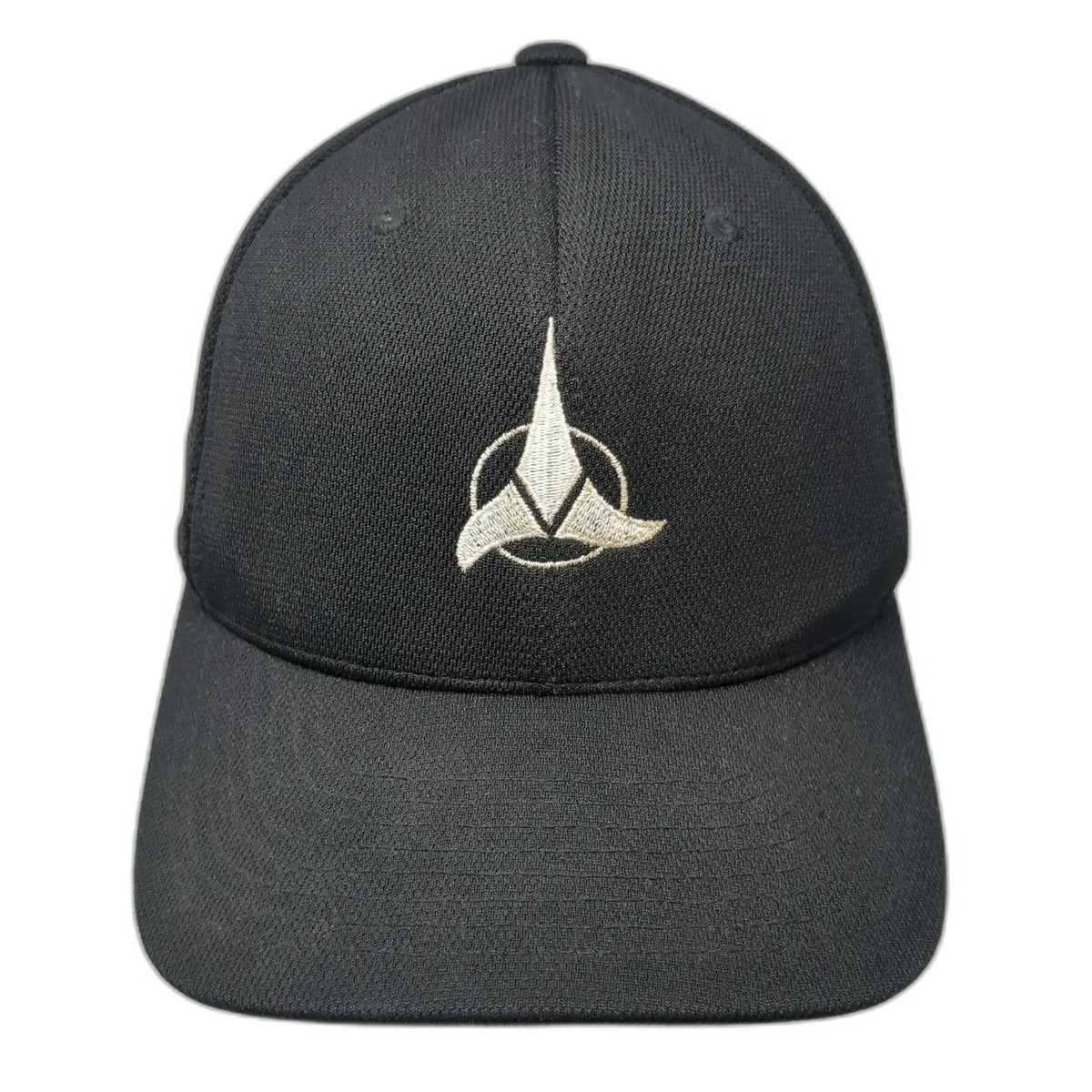 Flexfit Baseball Cap Black Size M Star Trek Klingon Empire Logo Hat Polyester