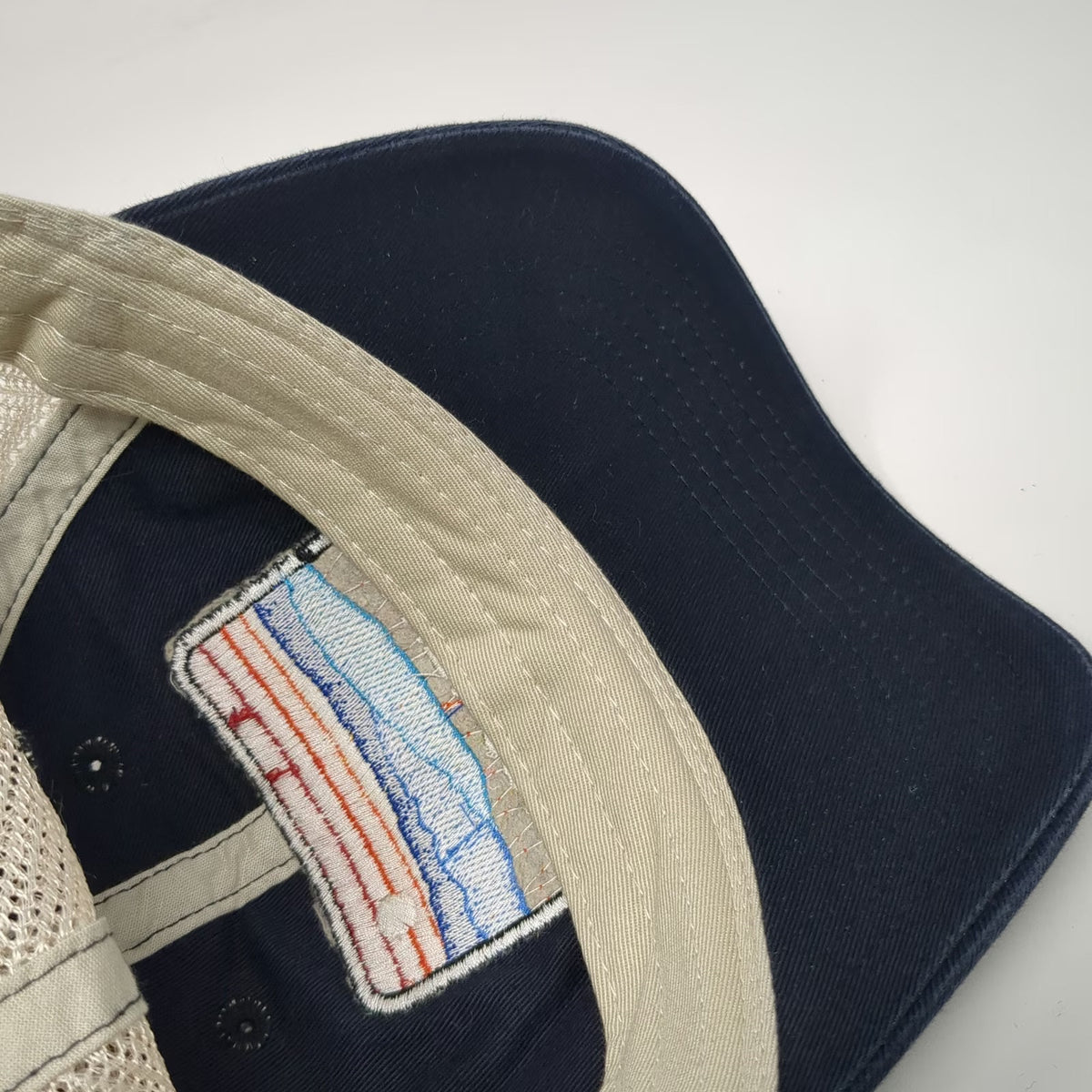 Legacy Santa Cruz Trucker Hat Blue OSFM Mesh Snapback Sunset Patch California