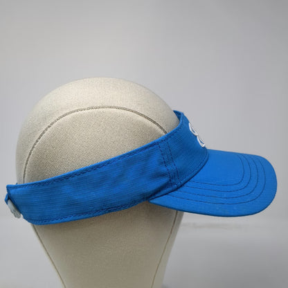 Under Armour Visor Blue One Size Fish Hook Logo Adjustable UA Strapback Hat