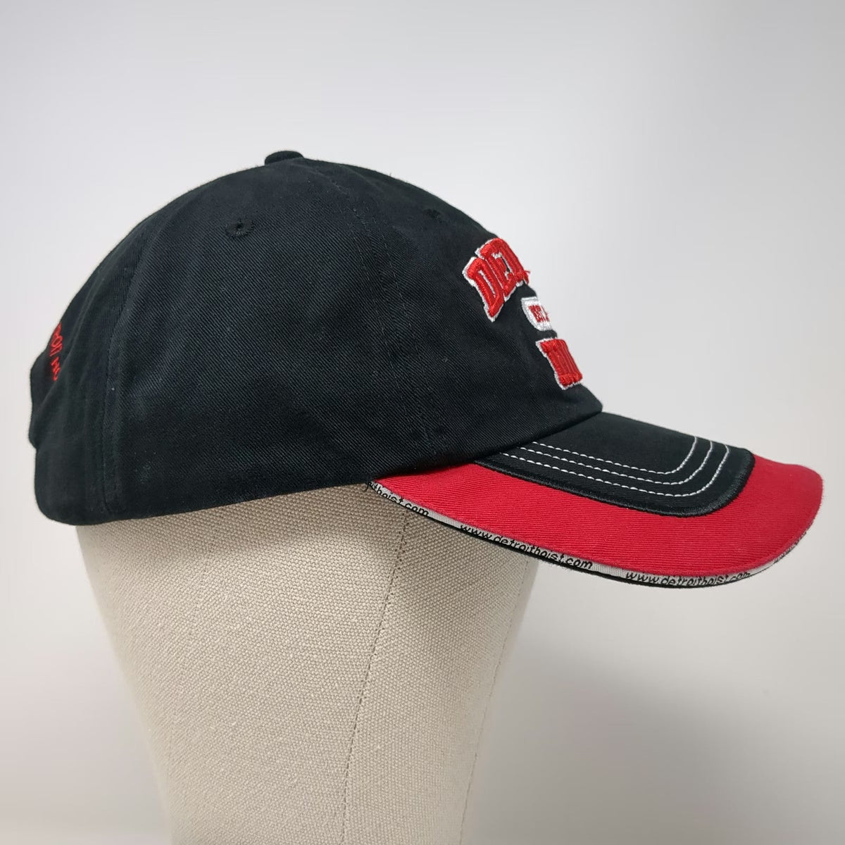 Detroit Hoist Baseball Cap Black One Size Slideback Detroit Michigan Cranes Hat