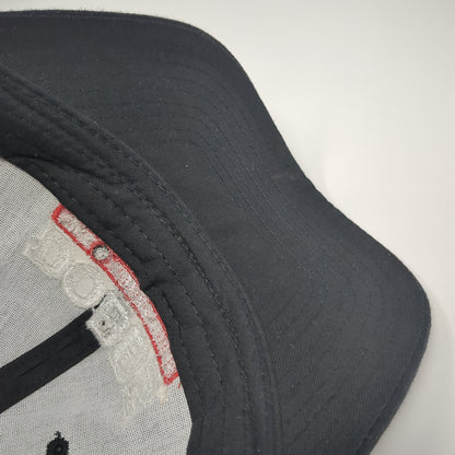 Dobbs Tire & Auto Centers Snapback Hat Black One Size Solid Adjustable
