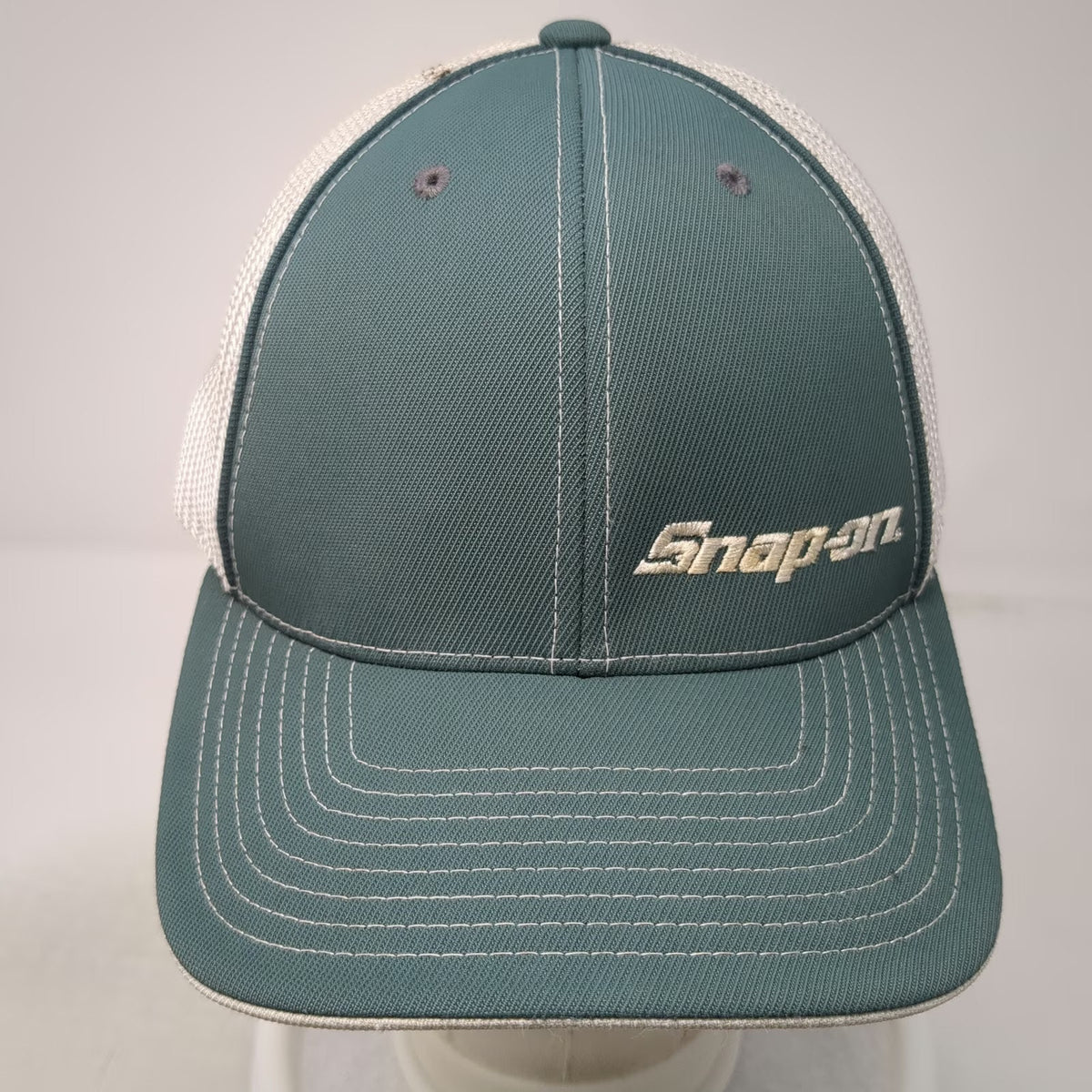 Pacific Headwear Snap-on Baseball Cap Blue XL Mesh Back Fitted Pro Model Hat