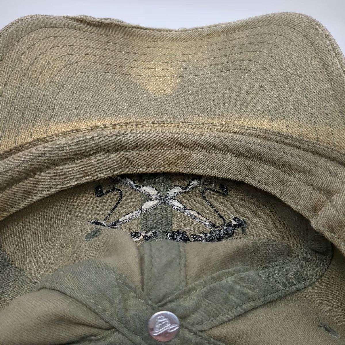 Otto Baseball Cap Beige One Size Slideback Gem State Fly Fishers Idaho Hat
