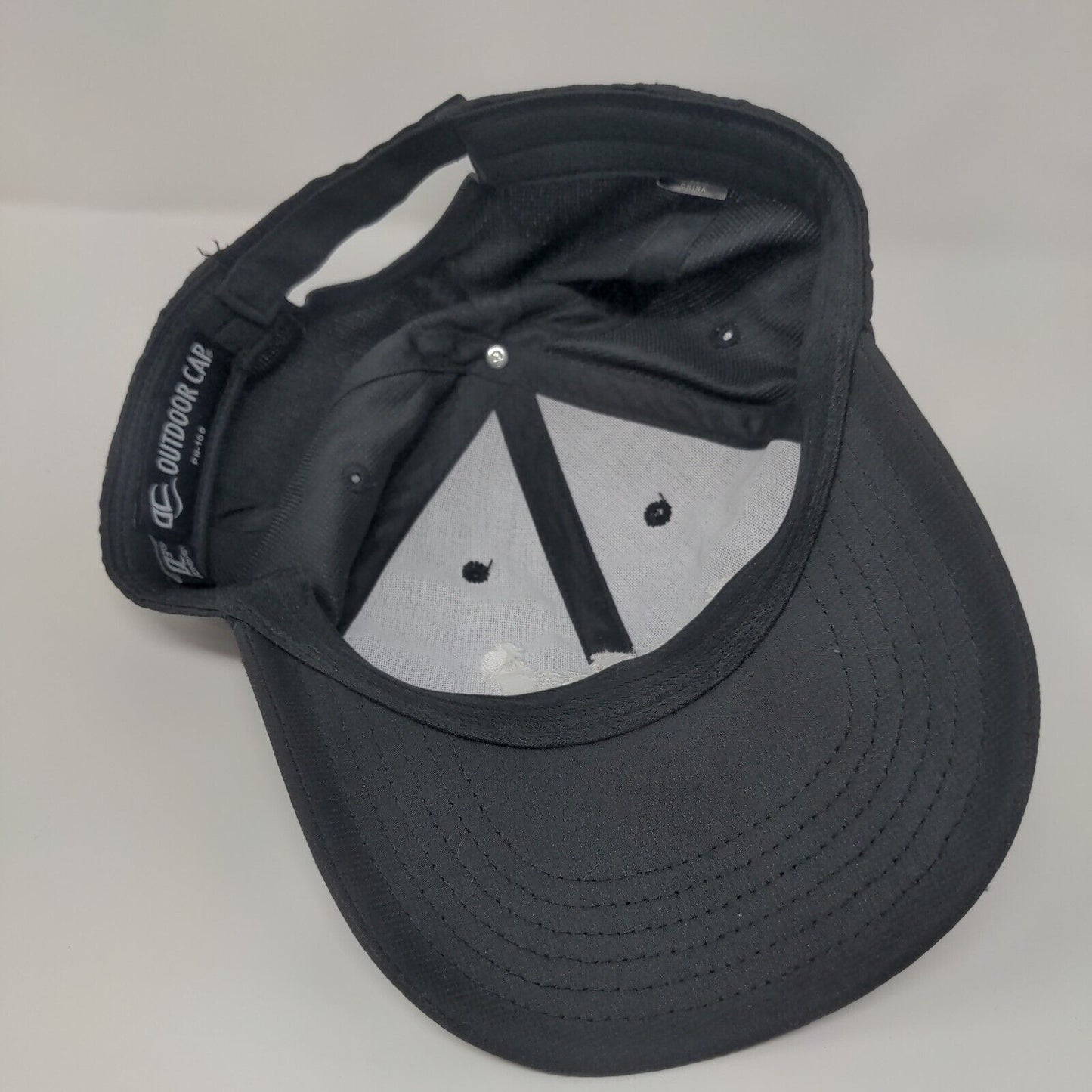 Crane Creek Canyon Classic Strapback Hat Black Adult Outdoor Cap