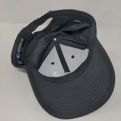 Crane Creek Canyon Classic Strapback Hat Black Adult Outdoor Cap