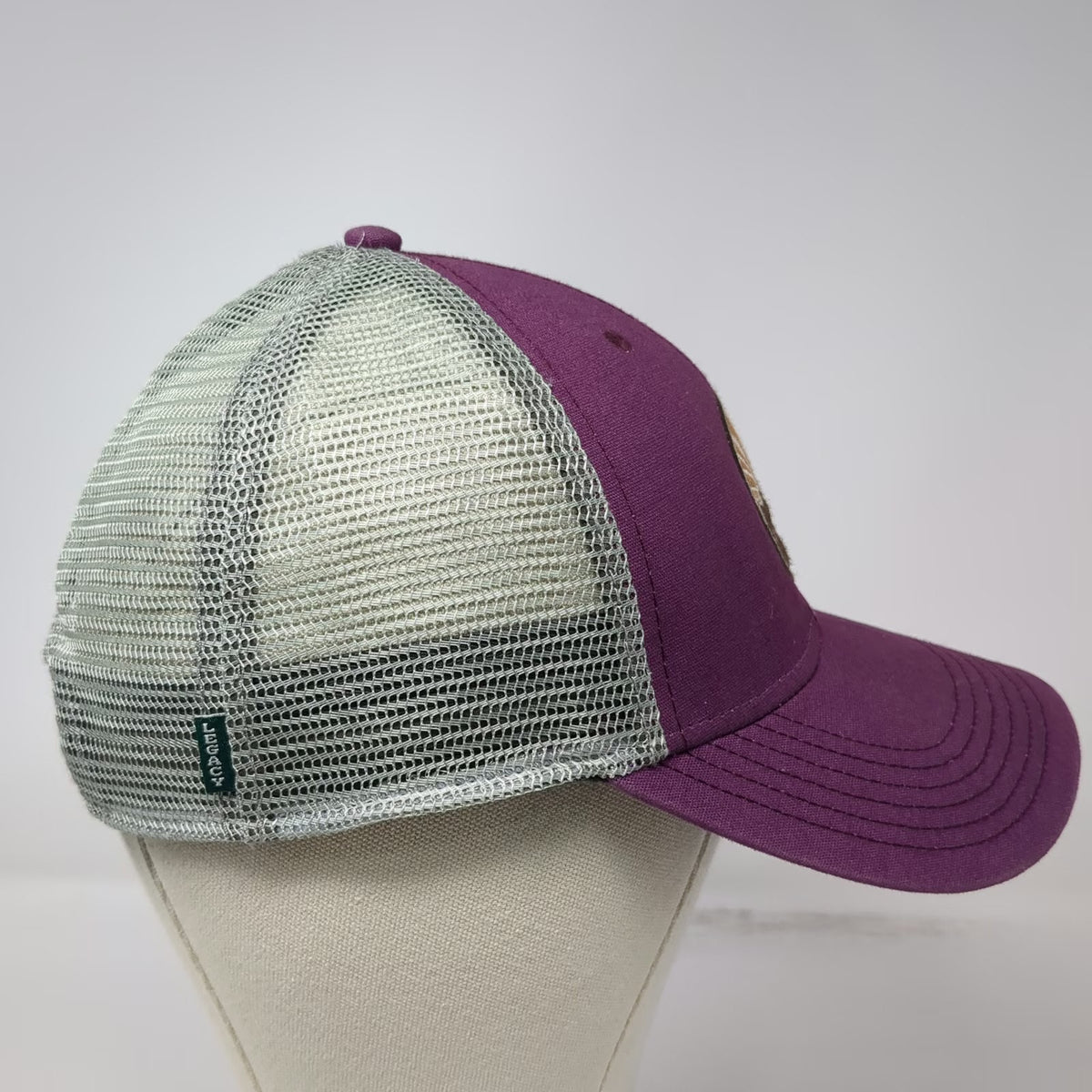 Legacy Trucker Hat Purple One Size be hippy Mountain Sunburst Mesh Snapback Hat