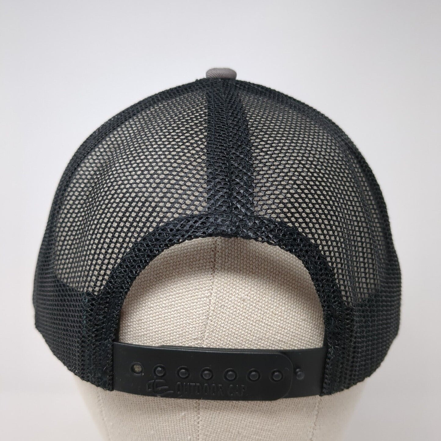 Idaho Central Credit Union Snapback Hat Gray OS Adjustable Mesh Back Outdoor Cap