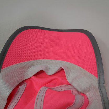 Saucony Baseball Cap Pink One Size Reflective Running Performance Strapback Hat