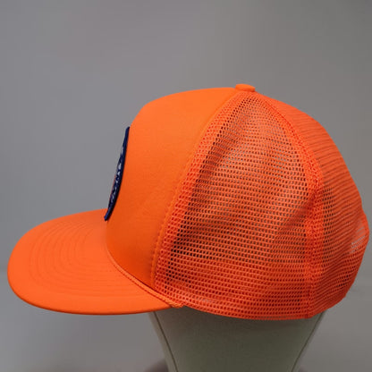 Mohr's Trucker Hat Orange One Size Idaho Transportation Department Mesh Snapback