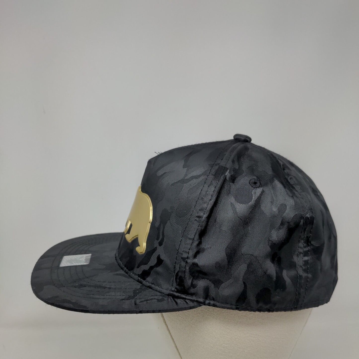 California Golden Bears Snapback Hat Black Camouflage One Size Ace Cap Inc.