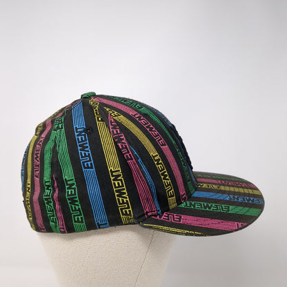 The Official Element Crowns Fitted Hat Multicolor S/M Embroidered Flexfit