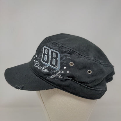 Chase Authentics Men's Strapback Cadet Cap Black Dale Jr #88 Embroidered Logo