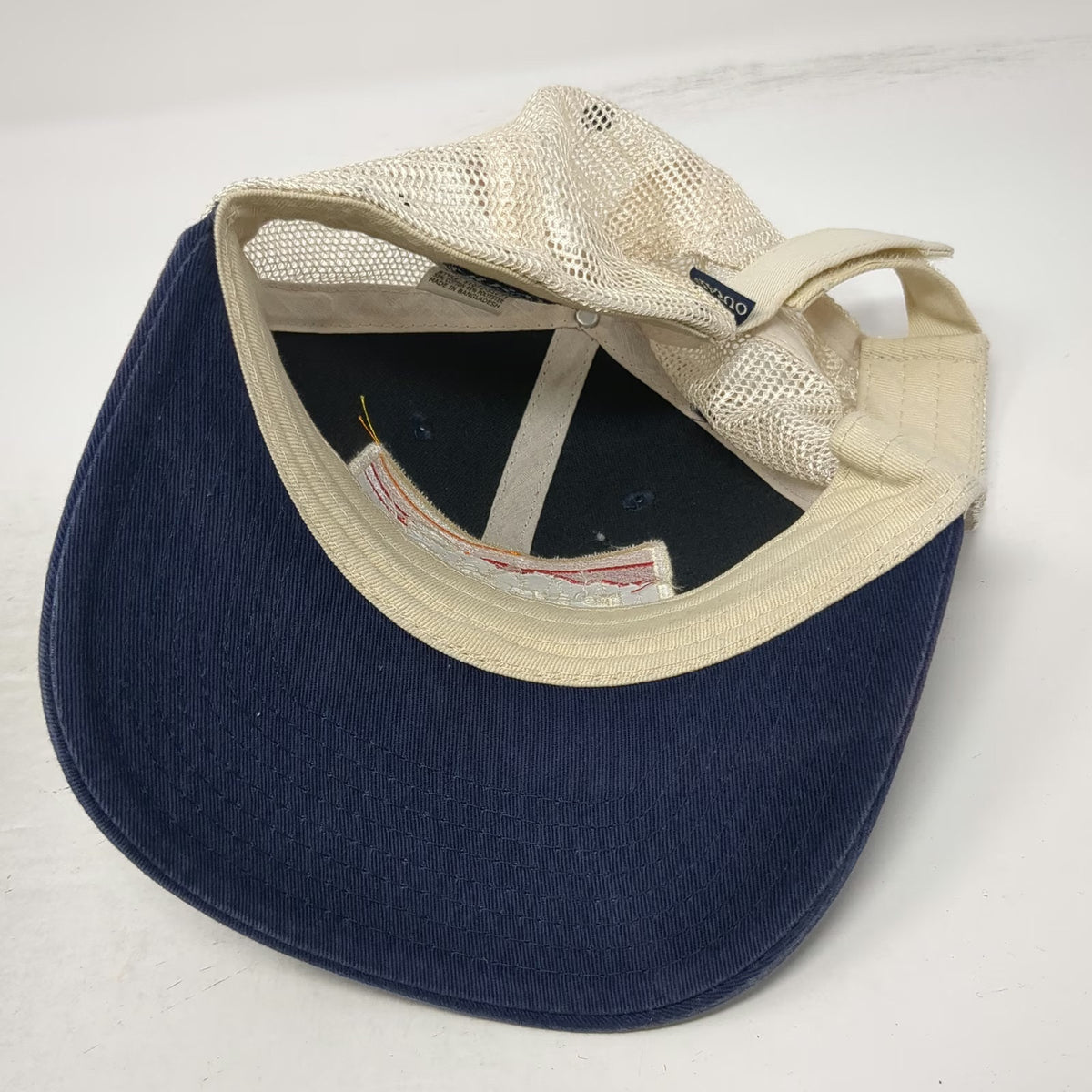 Ouray Baseball Cap Blue OSFM Picabo Idaho Mountain Landscape Mesh Strapback Hat