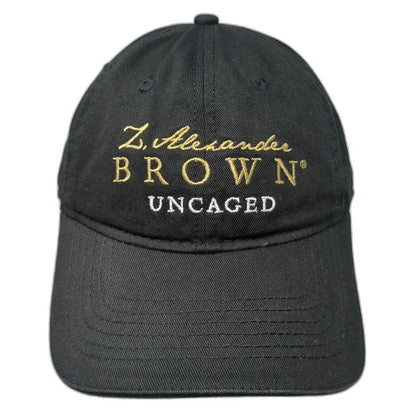 Southern Ground Z Alexander Brown Uncaged Hat Baseball Cap Black One Size Logo