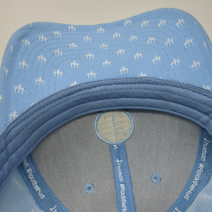 d.hudson Baseball Cap Blue One Size Edgewood Tahoe Golf Performance Logo Hat