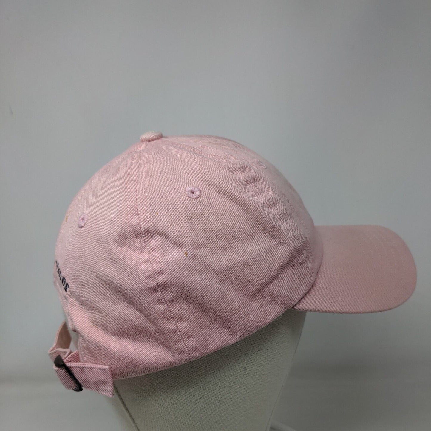 Vineyard Vines Whale Slideback Hat Pink One Size Solid Embroidered