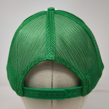 Boot Barn Trucker Hat Green White One Size Mesh Snapback Rope Foam Front Western