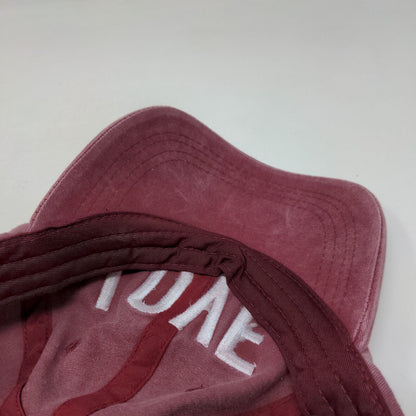 Love Slideback Hat Red One Size Embroidered Adjustable Vent Holes