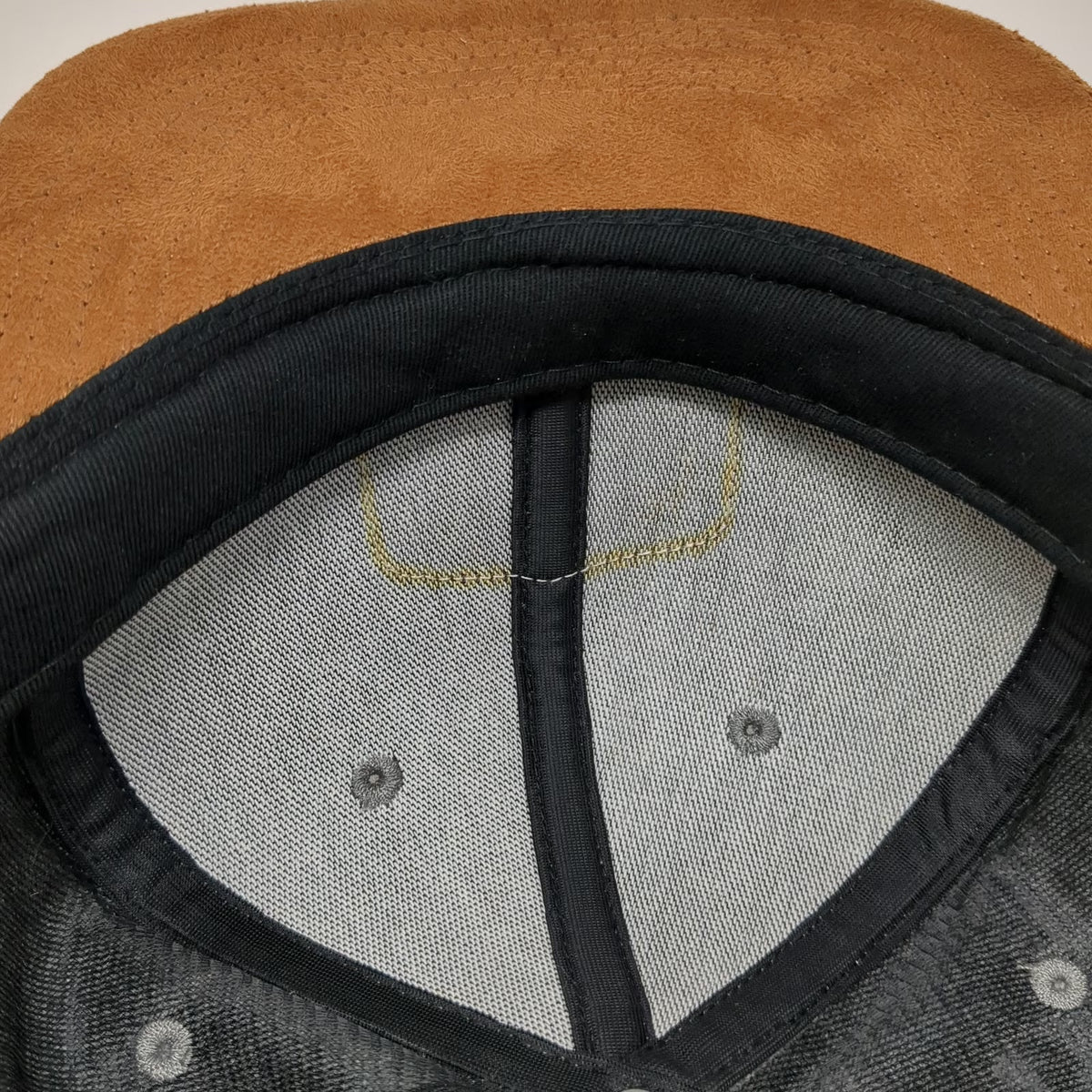 Cirque Baseball Cap Gray One Size Boise ID Skyline Patch Strapback Brown Hat