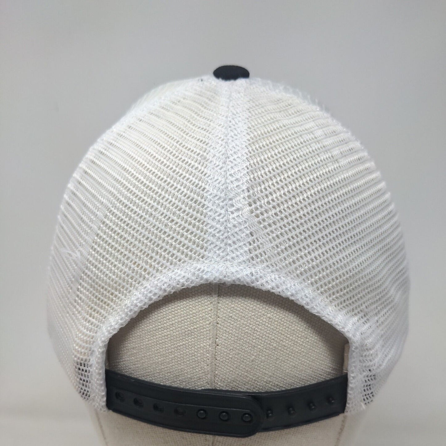 Fan Favorite Men's Snapback Mesh Back Hat Black Embroidered Tampa Bay Rays Logo