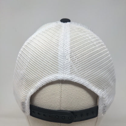 Fan Favorite Men's Snapback Mesh Back Hat Black Embroidered Tampa Bay Rays Logo