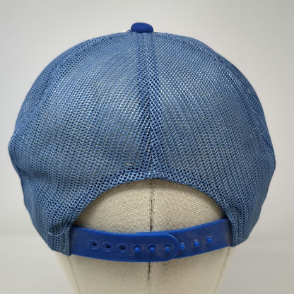 Great Salt Lake Minerals & Chemicals Corp Blue OS Trucker Hat GSL Snapback Mesh