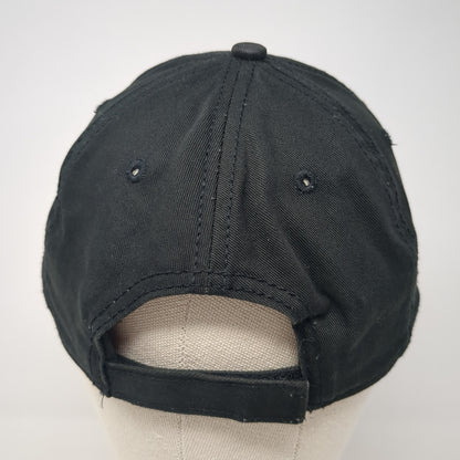 Budweiser Strapback Hat Black One Size Embroidered Adjustable 6 Panel