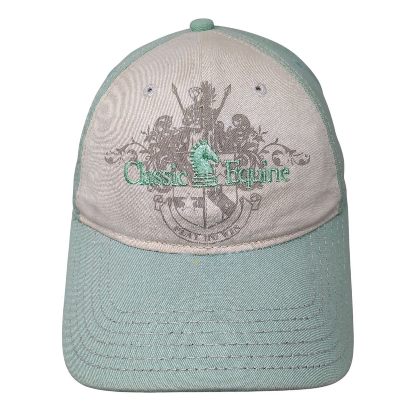 Classic Equine Strapback Hat Multi One Size Adjustable Embroidered