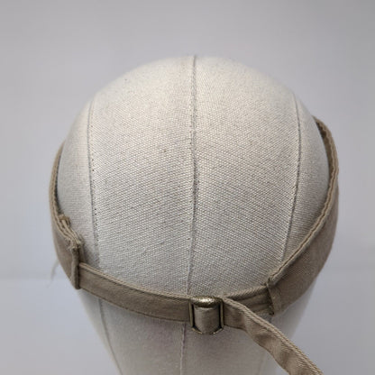 Signatures Slideback Sun Visor Hat Tan One Size Adjustable Lightweight Blank