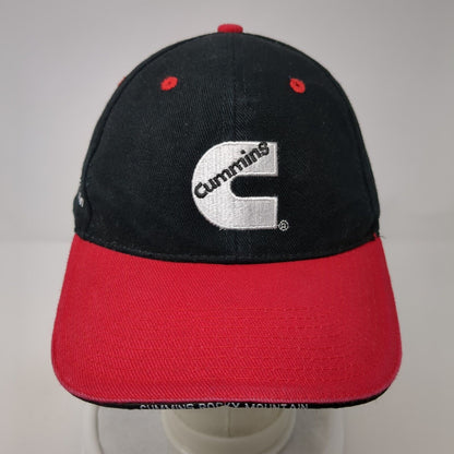 Cummins Rocky Mountain Strapback Hat Black One Size Adjustable 6 Panel