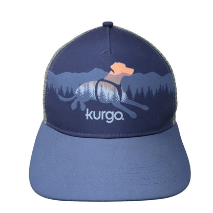 Kurgo Dog Snapback Mesh Back Trucker Hat Blue One Size Boco Gear