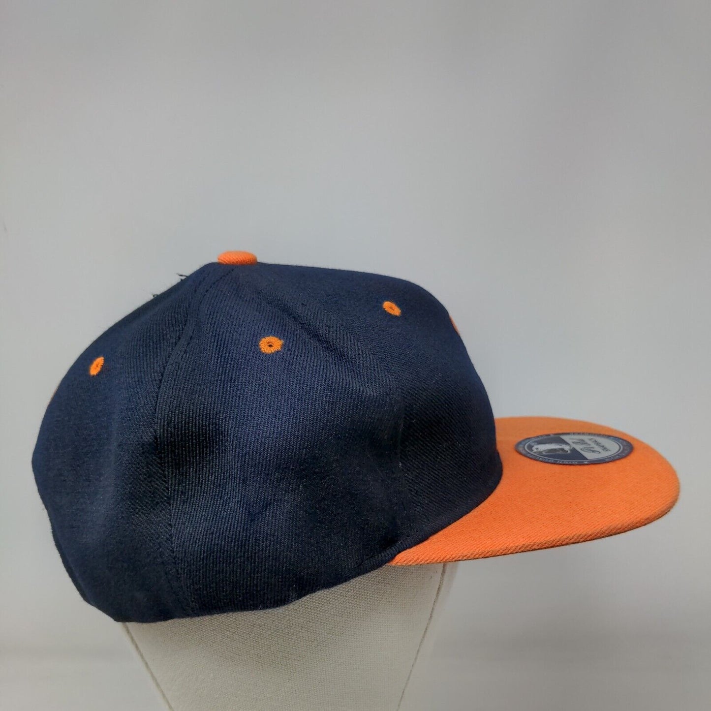 C/R Snapback Hat Multi OSFA Adjustable Colorblock Vent Holes Pit Bull