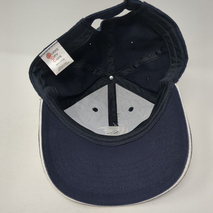 Quake City Caps Slideback Baseball Cap Blue One Size Adjustable Embroidered