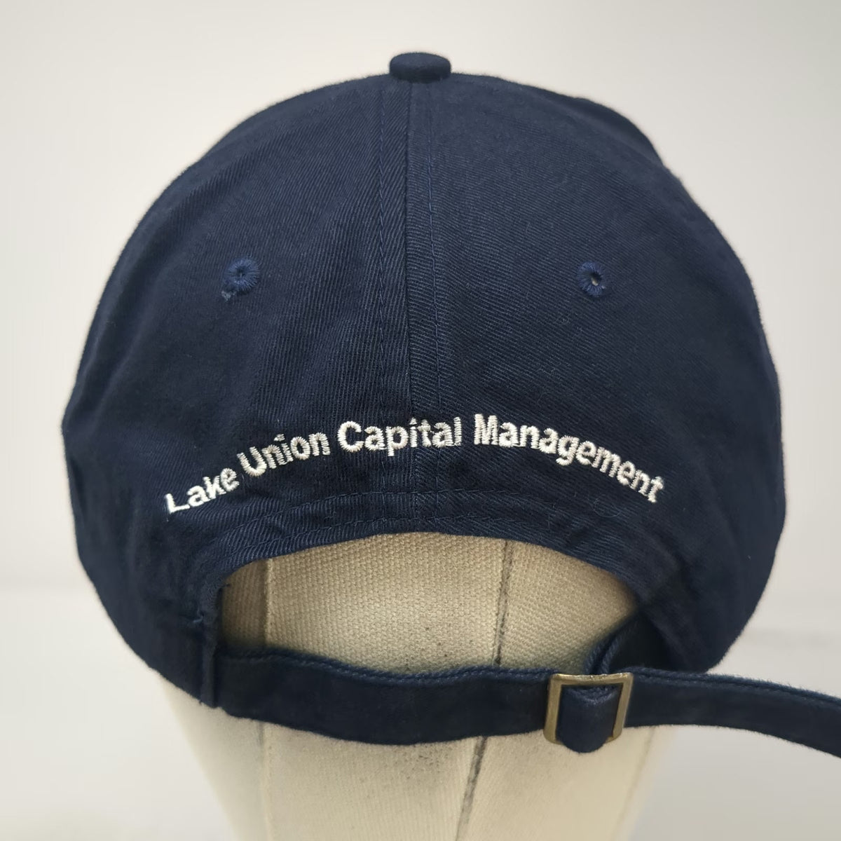 Lake Union Capital Management Sailboat Blue Baseball Cap One Size Slideback Hat