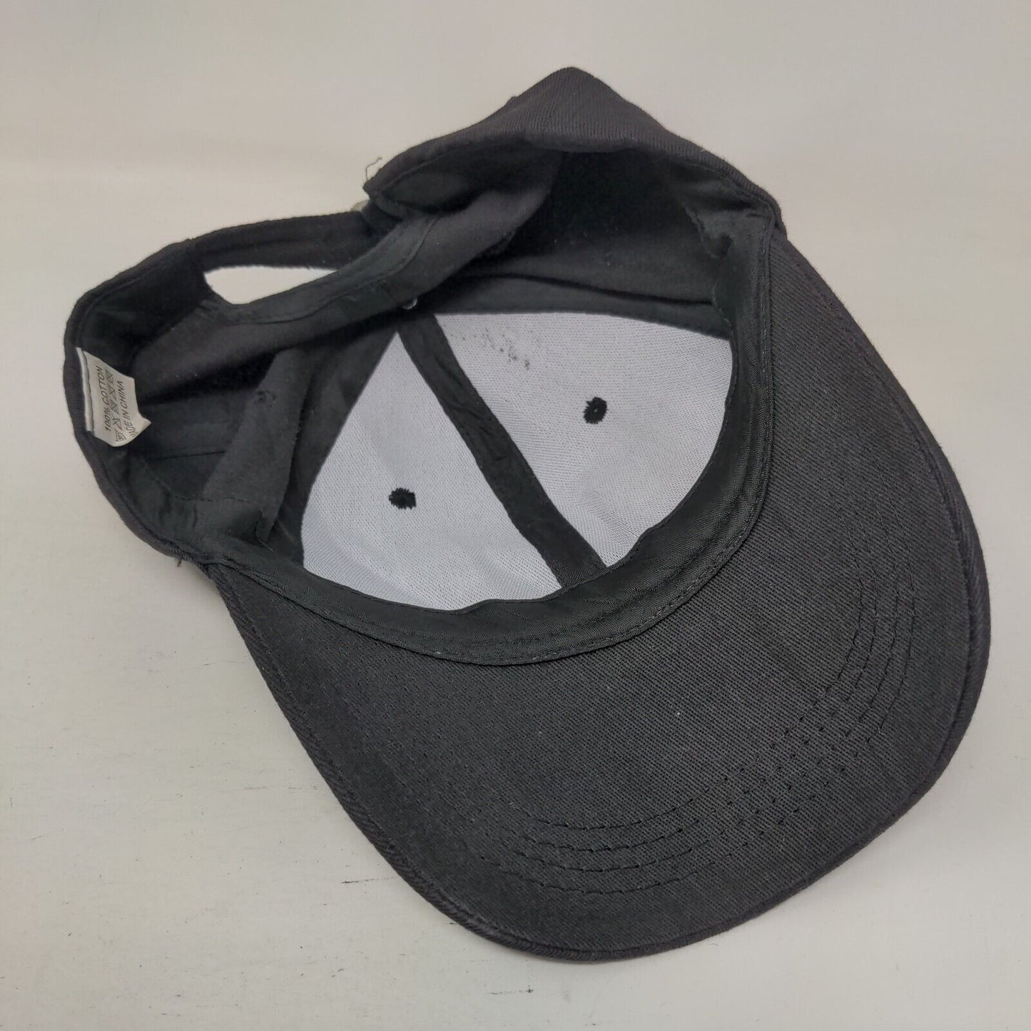 Libra Bling Slideback Hat Black One Size Adjustable Rhinestone 6 Panel