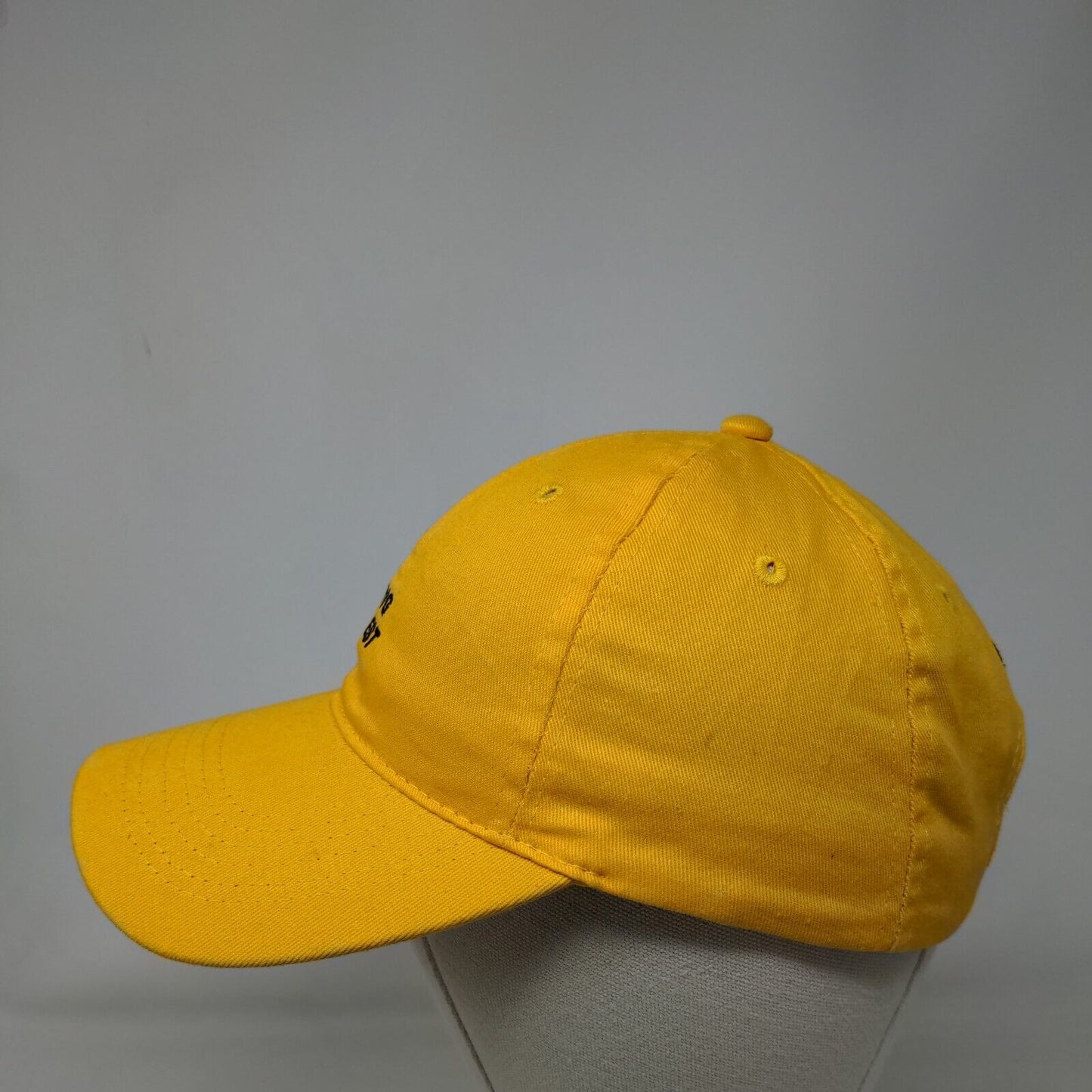 Doing My Best Bumble Slideback Hat Yellow OS Adjustable Embroidered 6 Panel