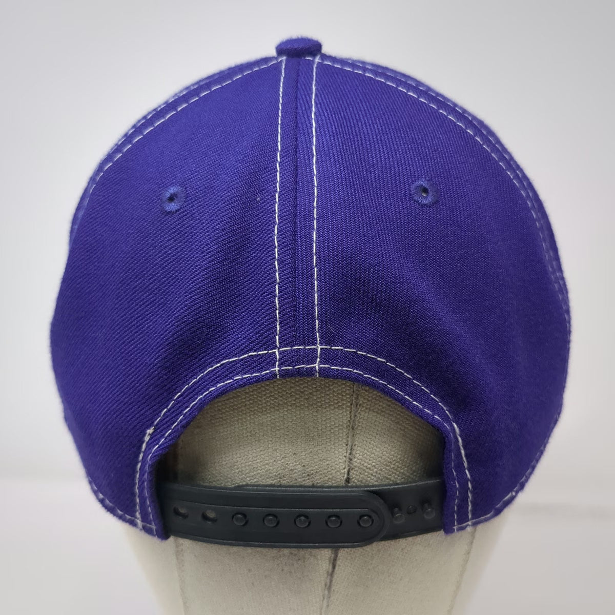 New Era Minnesota Vikings NFL Purple Snapback Hat One Size 9FORTY Black Brim