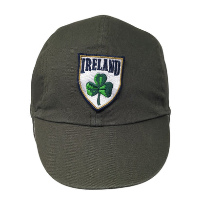 Ireland Shamrock Fitted Trapper Hat Green One Size Faux Fur Lined