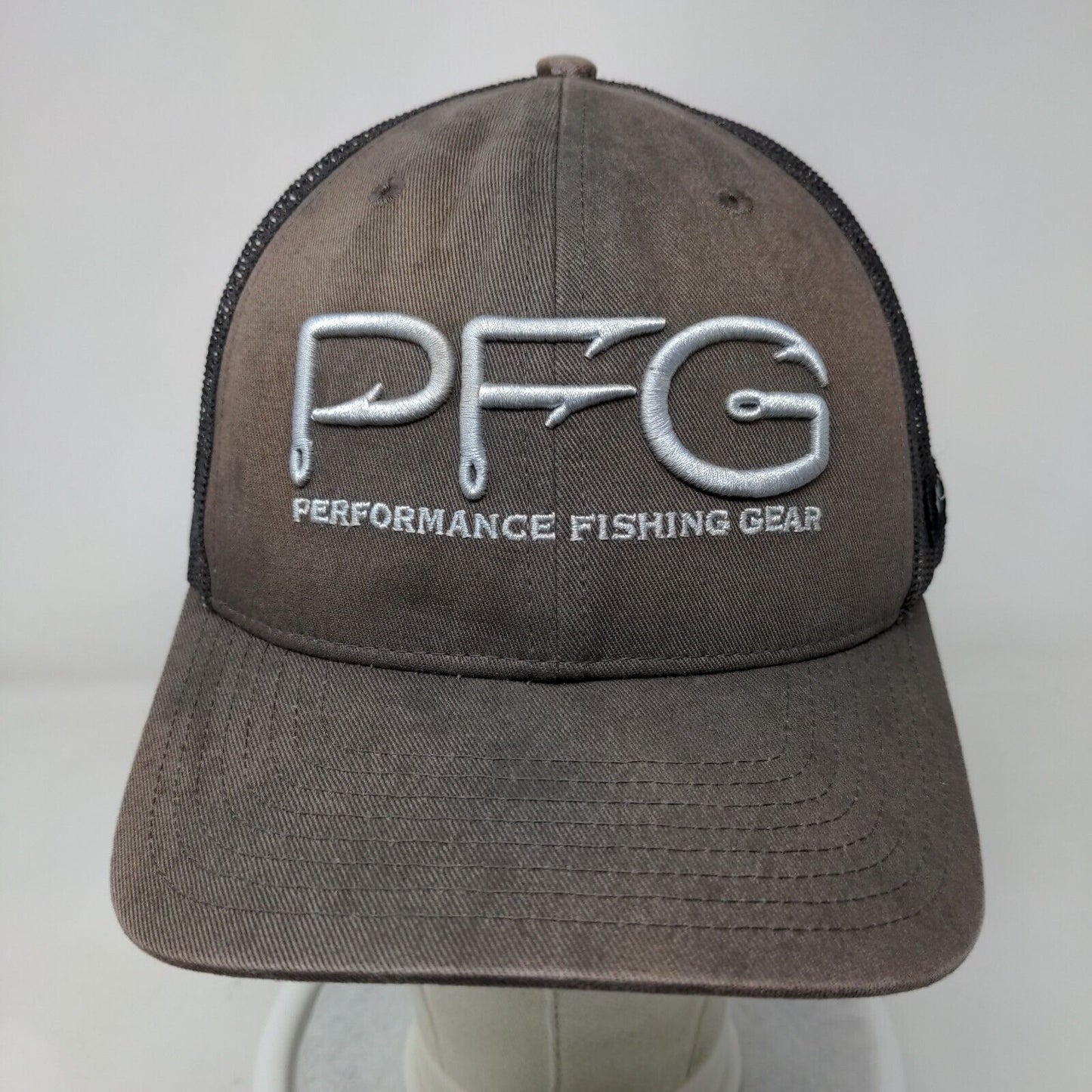 PFG Performance Fishing Gear Snapback Trucker Hat Gray One Size Columbia