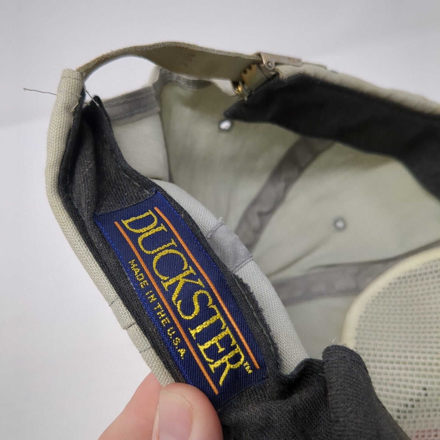 Lansbrook Estates Country Club Slideback Rope Hat Gray One Size Duckster