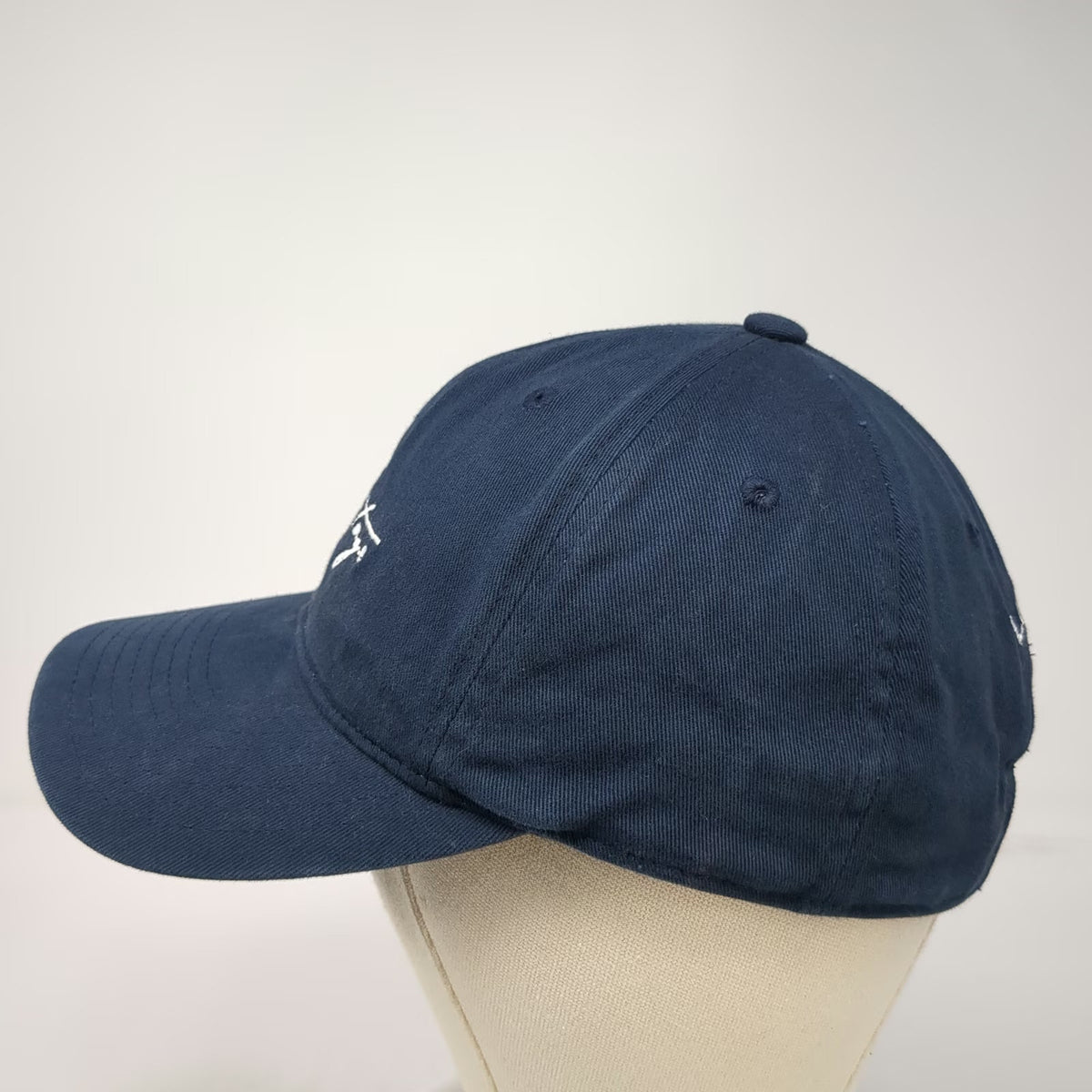 Montage Baseball Cap Blue One Size Laguna Beach Cotton Embroidery Script Hat