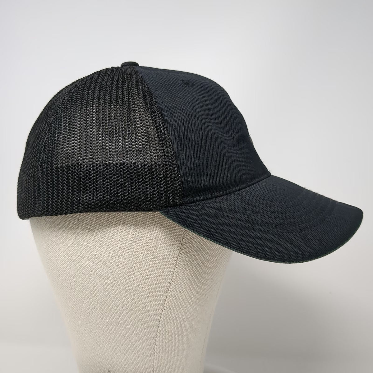 Nike Baseball Cap Black One Size Idaho Potatoes Mesh Back Fitted Golf Swoosh Hat