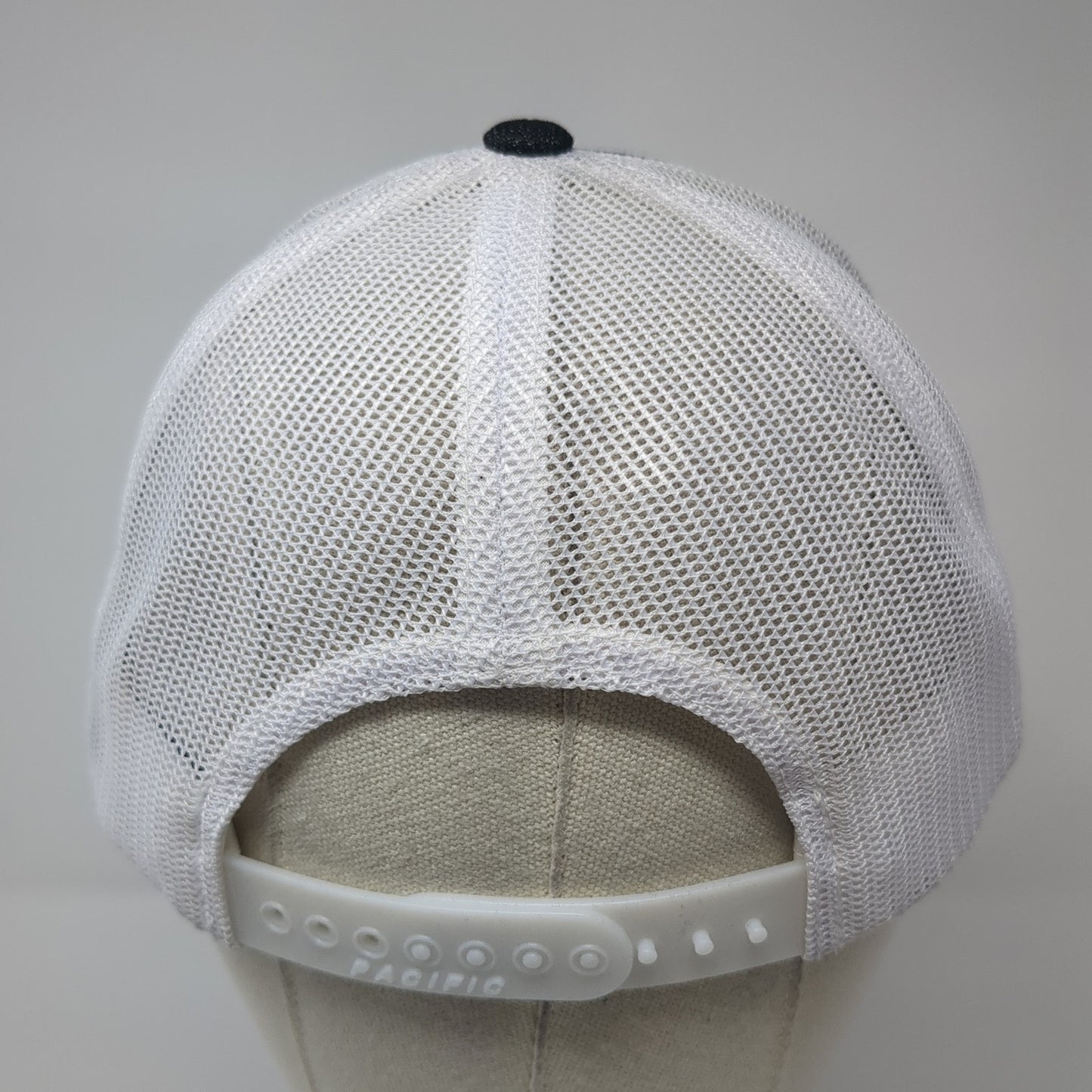 Charlie Hustle Trucker Hat Black One Size Adjustable Mesh Back Pacific Headwear