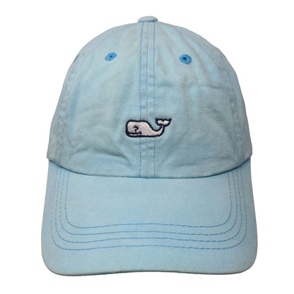 Vineyard Vines Whale Slideback Hat Blue One Size Embroidered Adjustable